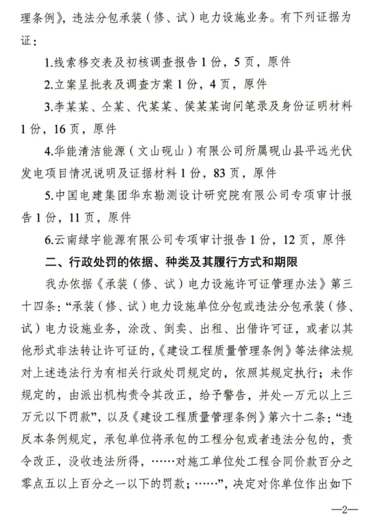 罚款10万元！中国电建旗下一子公司被罚！