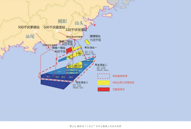 海上风电9.3GW、陆上风电436MW！广东揭阳市2030年新能源发展规划出炉