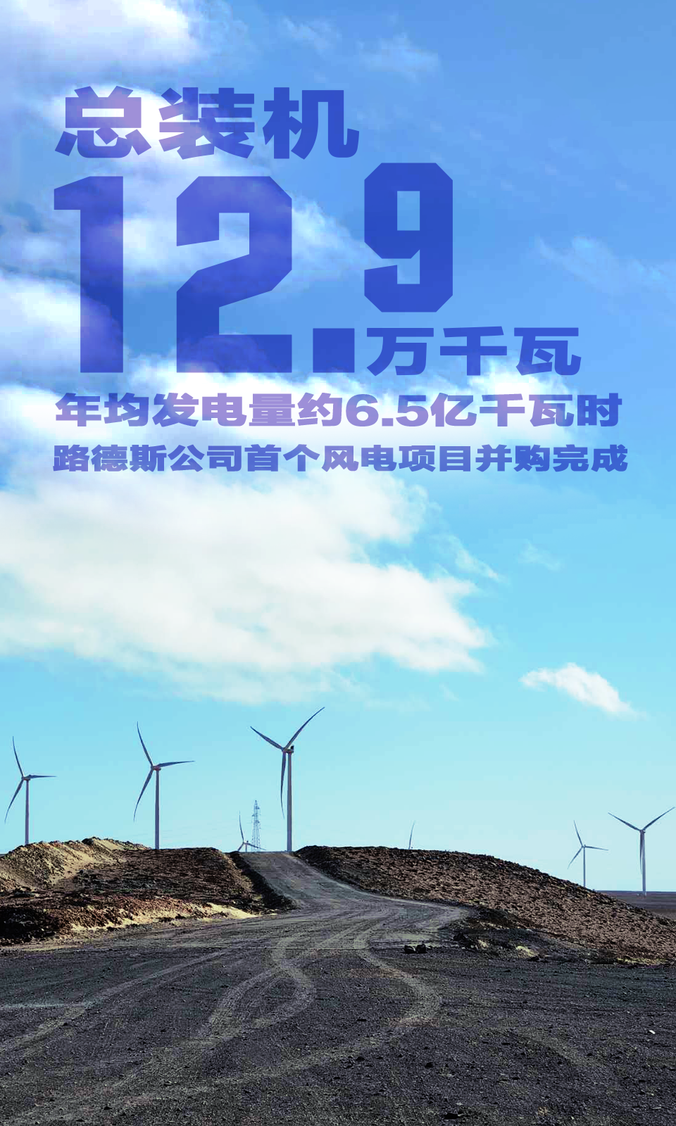 129MW！路德斯公司首个风电项目并购完成