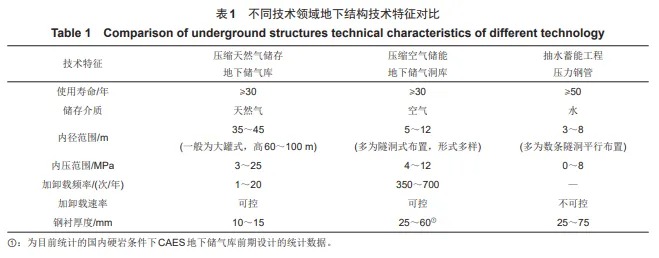 压缩空气储能电站浅埋人工储气洞库设计基本理念和方法