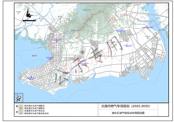 广西北海市：到2035 年燃气普及率99.5%。