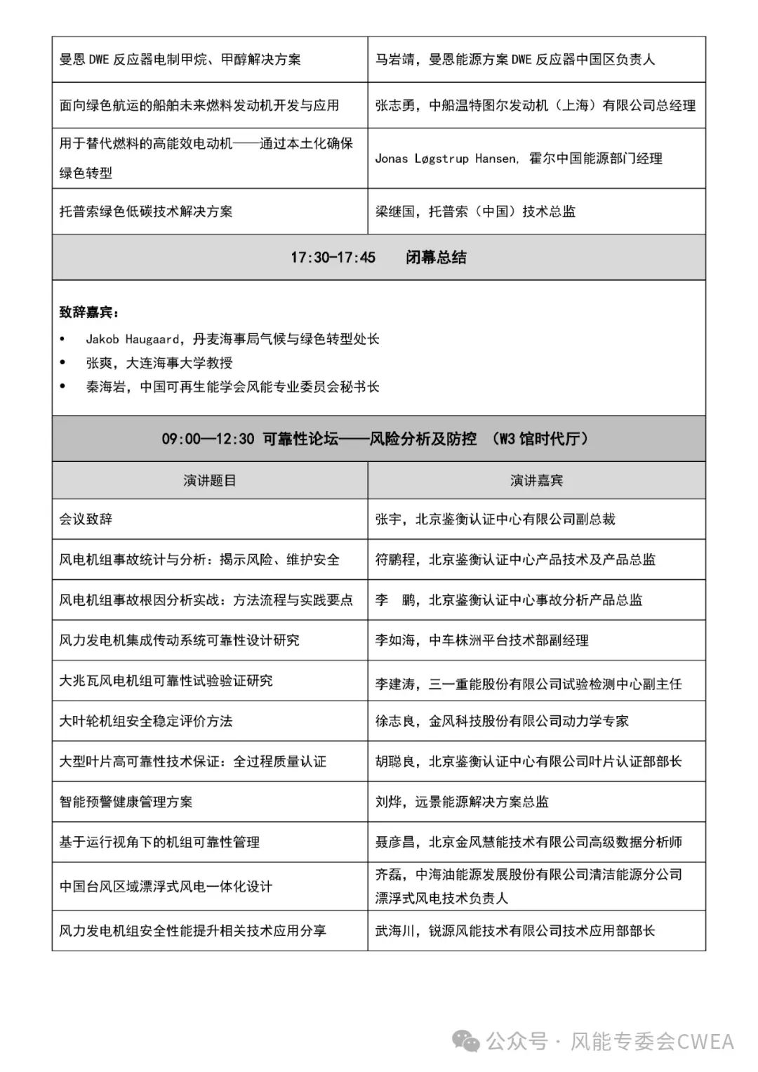 2024北京国际风能大会暨展览会（CWP2024）中英文详细日程发布