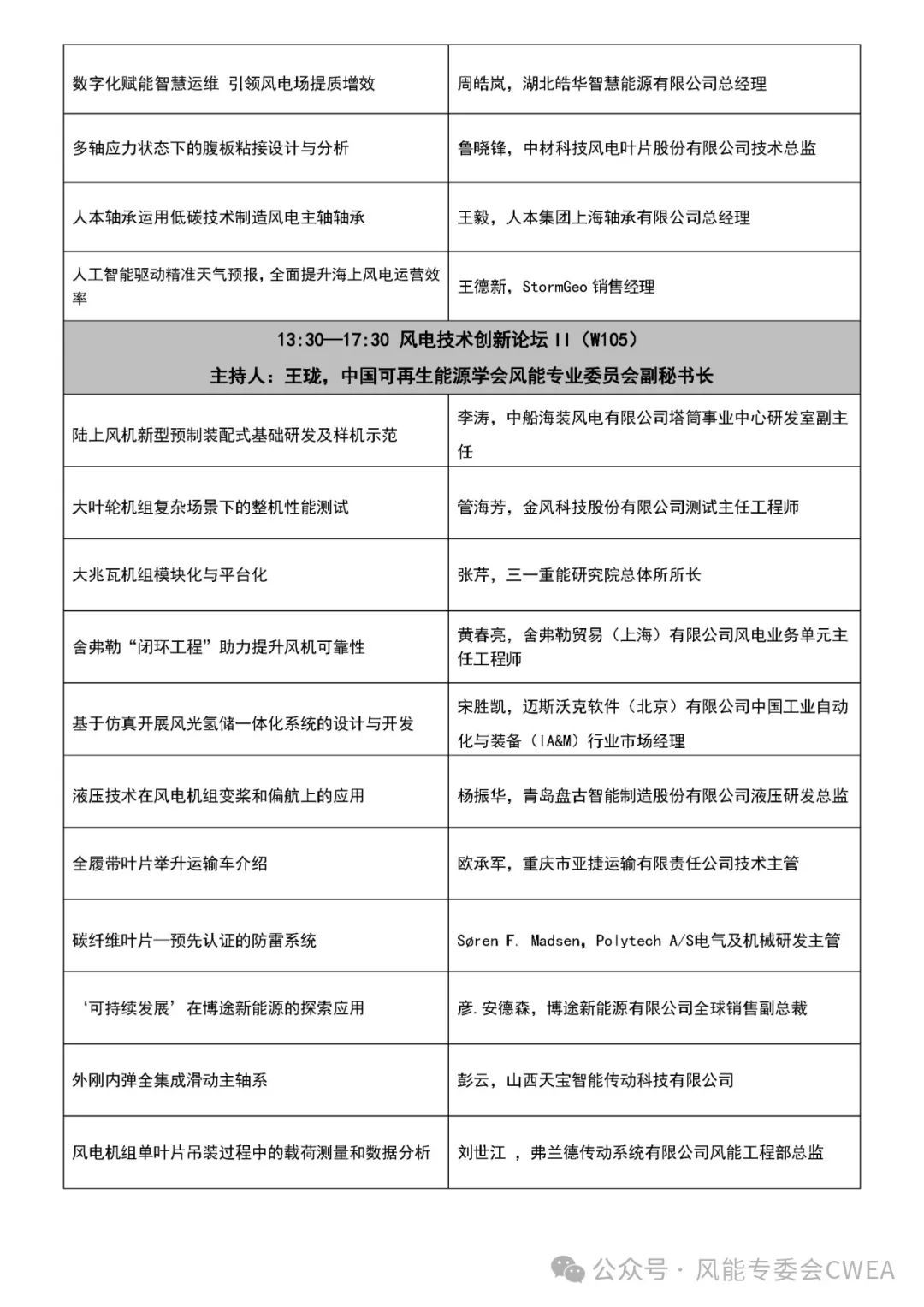 2024北京国际风能大会暨展览会（CWP2024）中英文详细日程发布