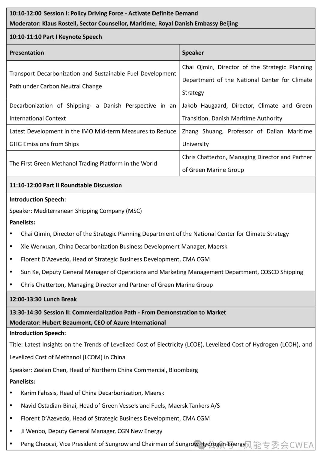 2024北京国际风能大会暨展览会（CWP2024）中英文详细日程发布