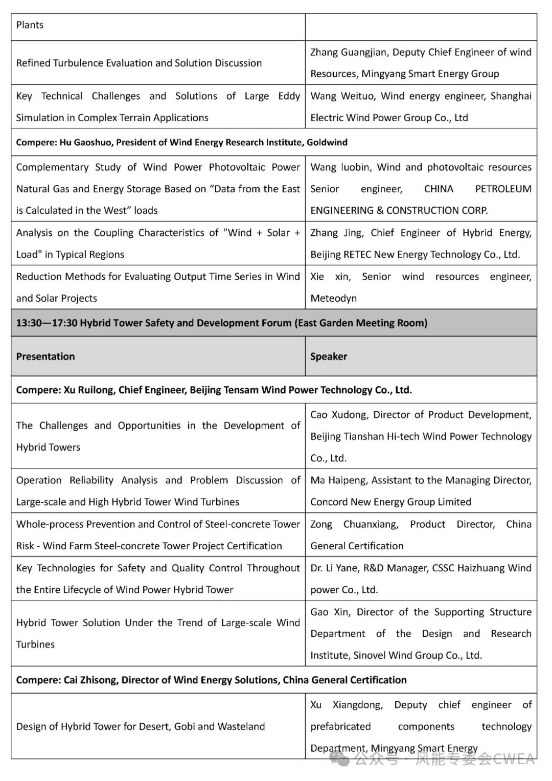 2024北京国际风能大会暨展览会（CWP2024）中英文详细日程发布