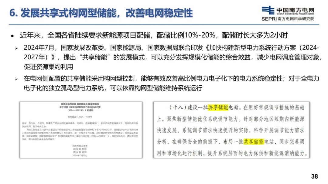 构网型储能技术及其在新型电力系统的应用