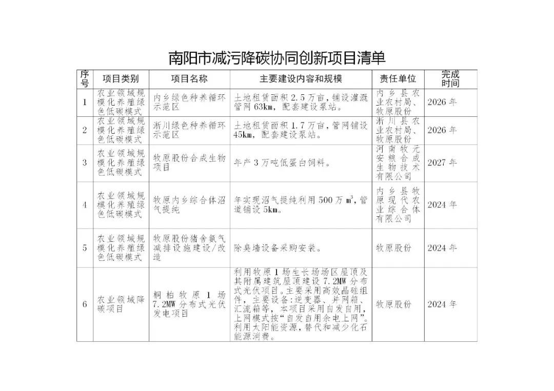 积极推进新型储能项目建设！《南阳市减污降碳协同创新试点工作方案》印发