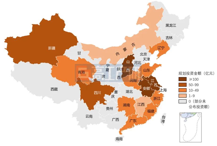 2024年我国固态/钠电项目布局区域及趋势展望